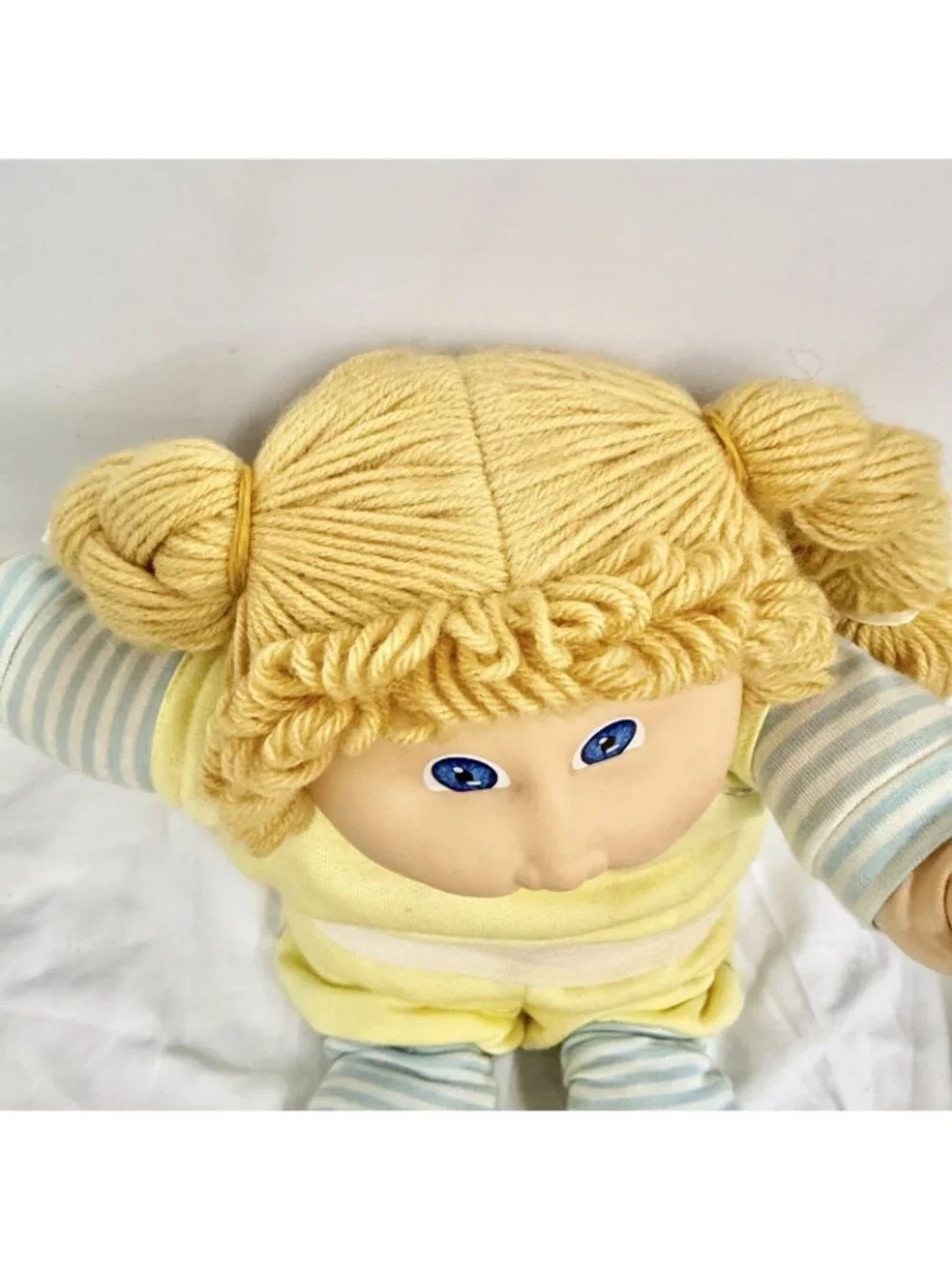 Vintage 1985 Cabbage Patch Kids Doll Blonde Blue Eyes Xavier Roberts Head Mold 2